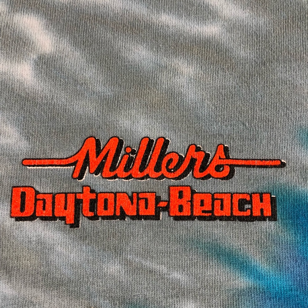 Harley Davidson Miller’s Custom Motorcycle Tie Dye - Picture 4 of 8